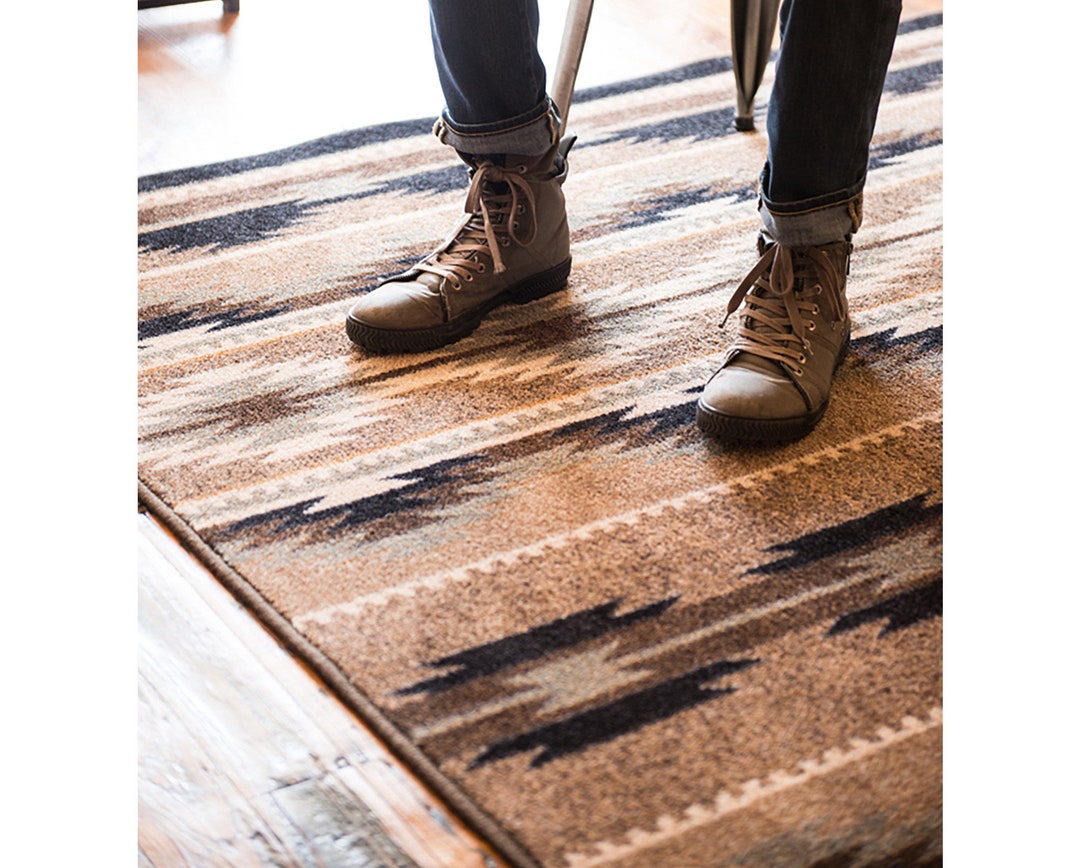 Brown Southwest Rug, Southwest Rug, Southwest Area Rug, Southwestern