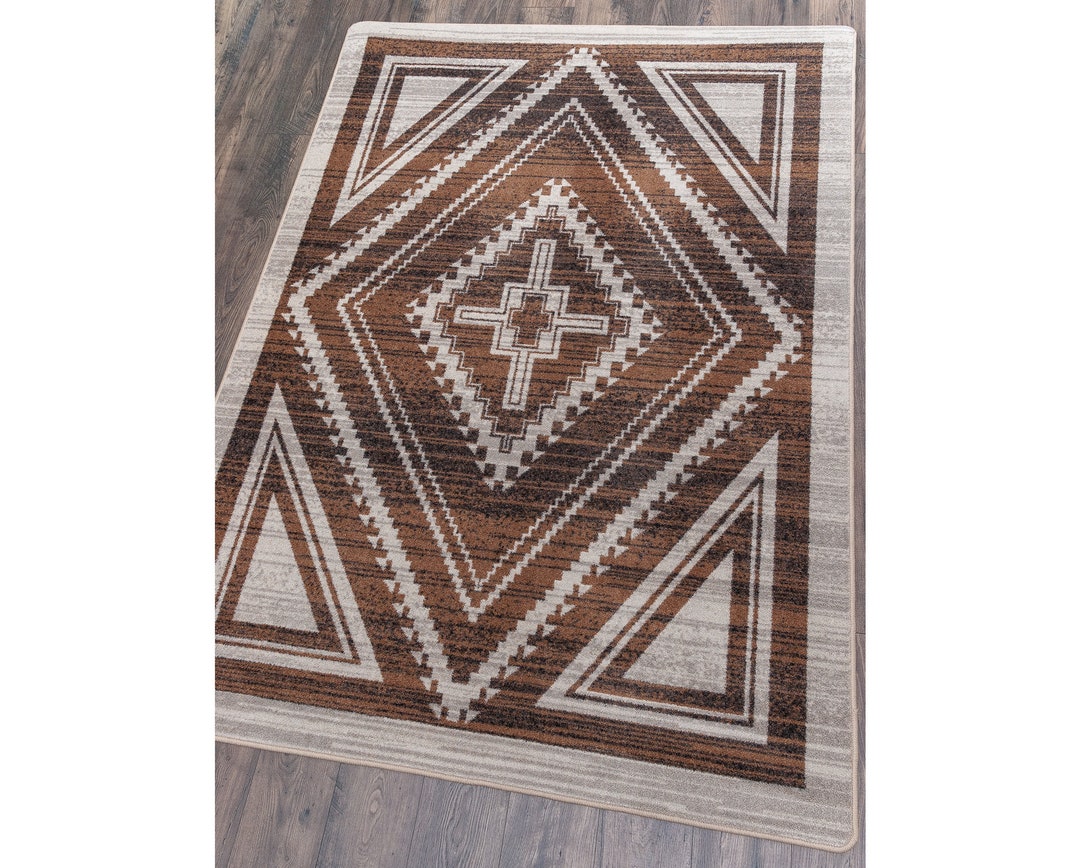 Brown Southwestern Rug, Southwestern Rug, Southwest Rug, Brown Native