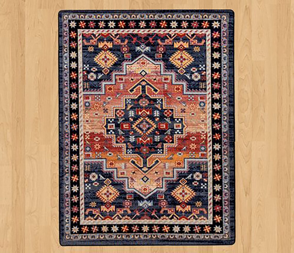 Persian Rug Orange Persian Rug Orange Persian Area Rug Etsy