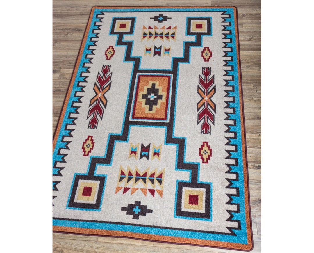 Native American Style Rug, Native American Style Area Rug, Southwest