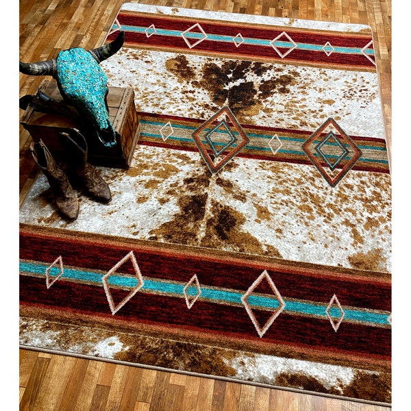 Cowhide Rug Etsy
