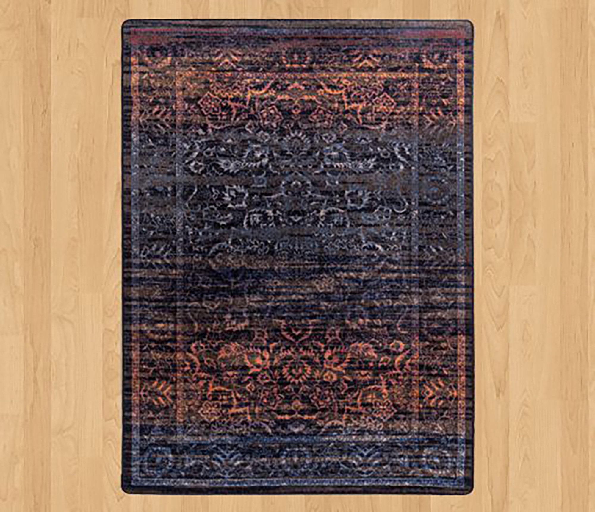 Faded Persian Style Rug Faded Persian Rug Persian Area Rug Etsy