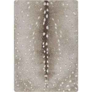 Gray Axis Deer Rug, Axis Deer Rug, Gray Deer Rug, Blue Deer Area Rug ...