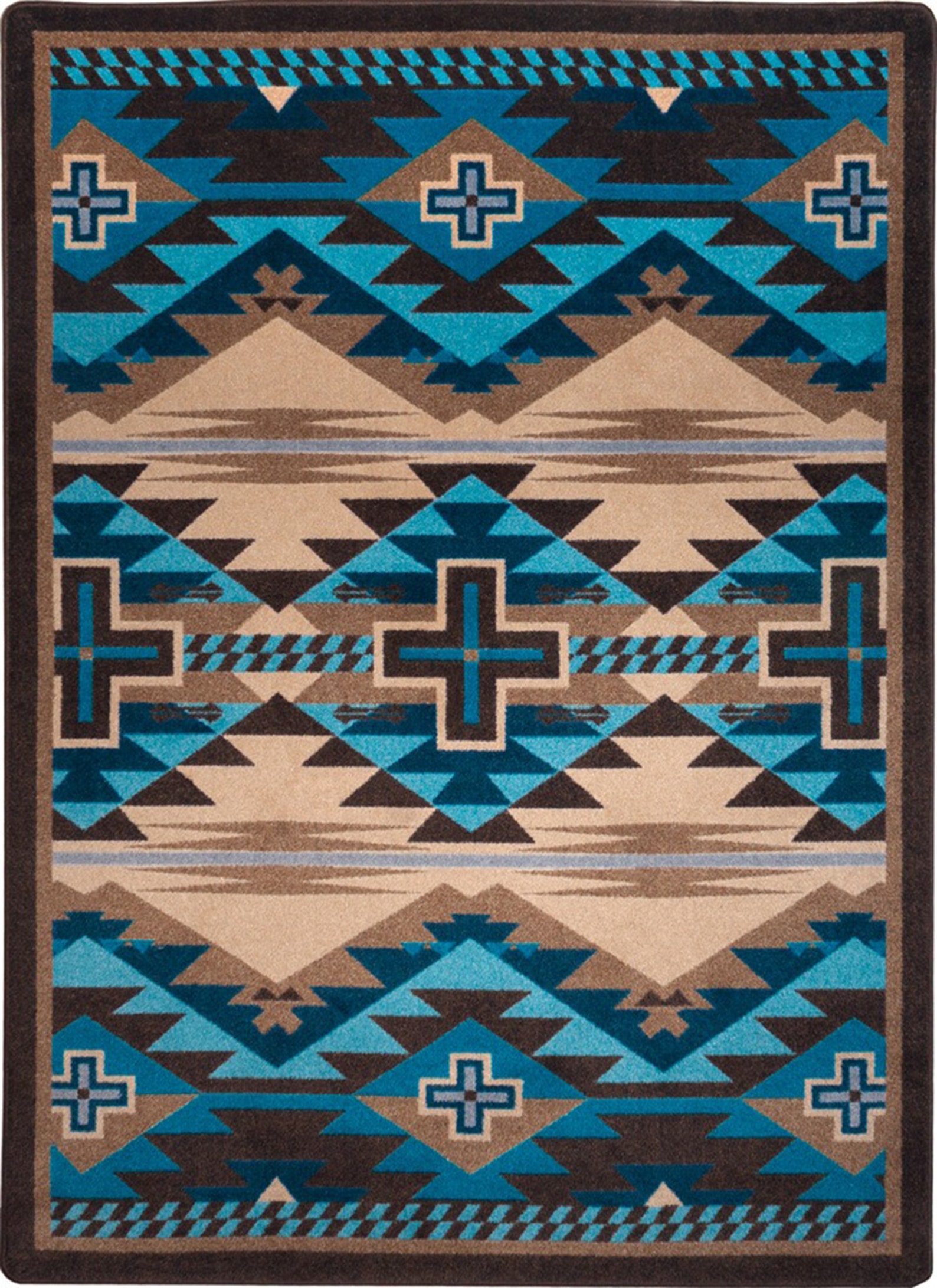 Turquoise Rug Turquoise Area Rug Southwestern Rug Etsy