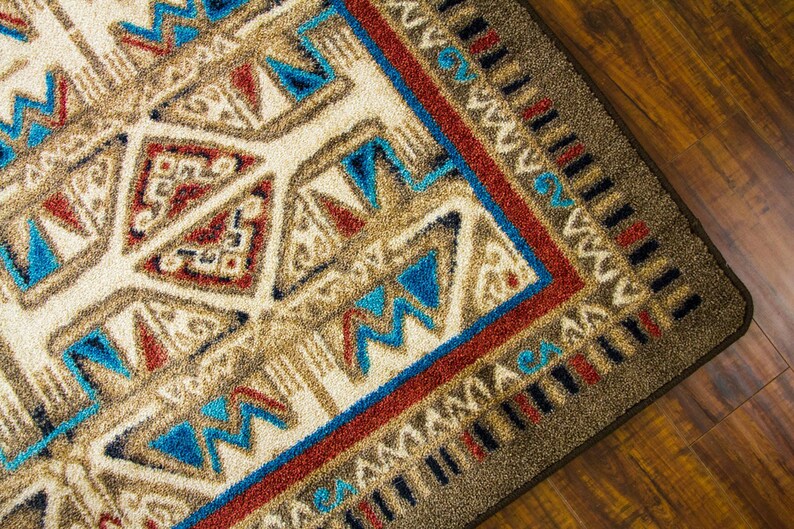 Rustic Rug Rustic Area Rug Rustic Decor Rustic Home Etsy