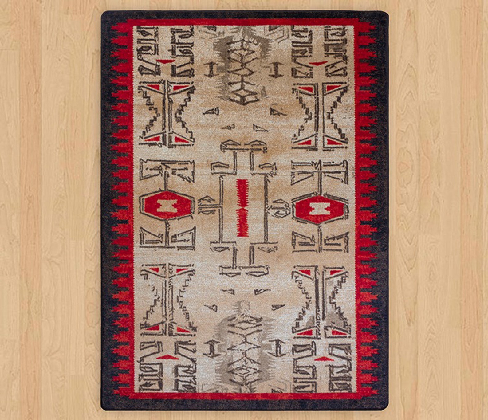 Native American Rug Native American Area Rug Native Etsy