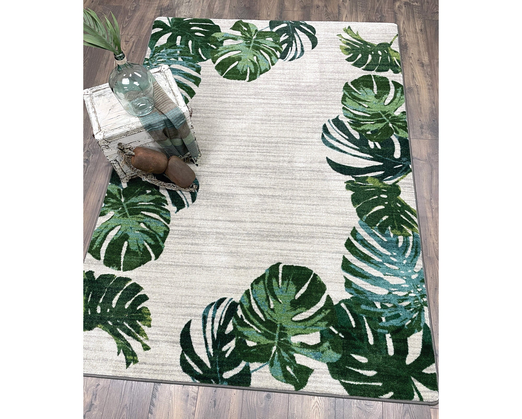 Monstera Rug Monstera Area Rug Monstera Leaf Rug Monstera Etsy