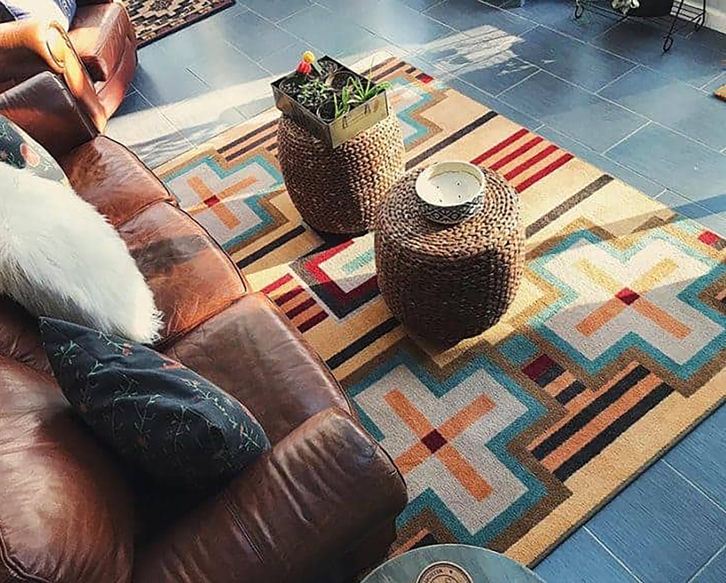 Yellow Southwest Rug Southwest Rug Southwestern Rug Etsy