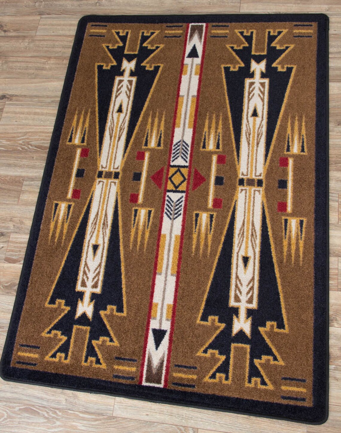 Brown Southwestern Rug Native American Style Rug - Etsy