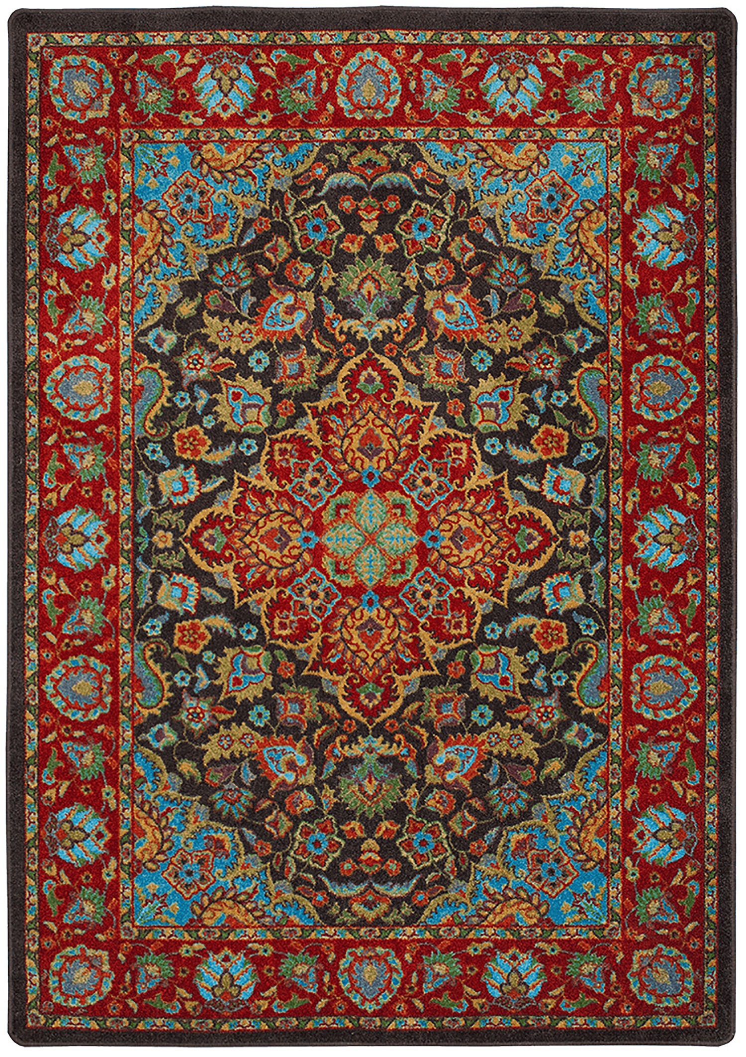 Red Persian Style Rug Persian Style Area Rug Persian Rug Etsy