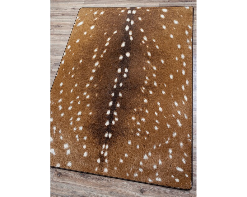 Deer Hide Rug Spotted Deer Rug Deer Rug Animal Rug Deer Etsy