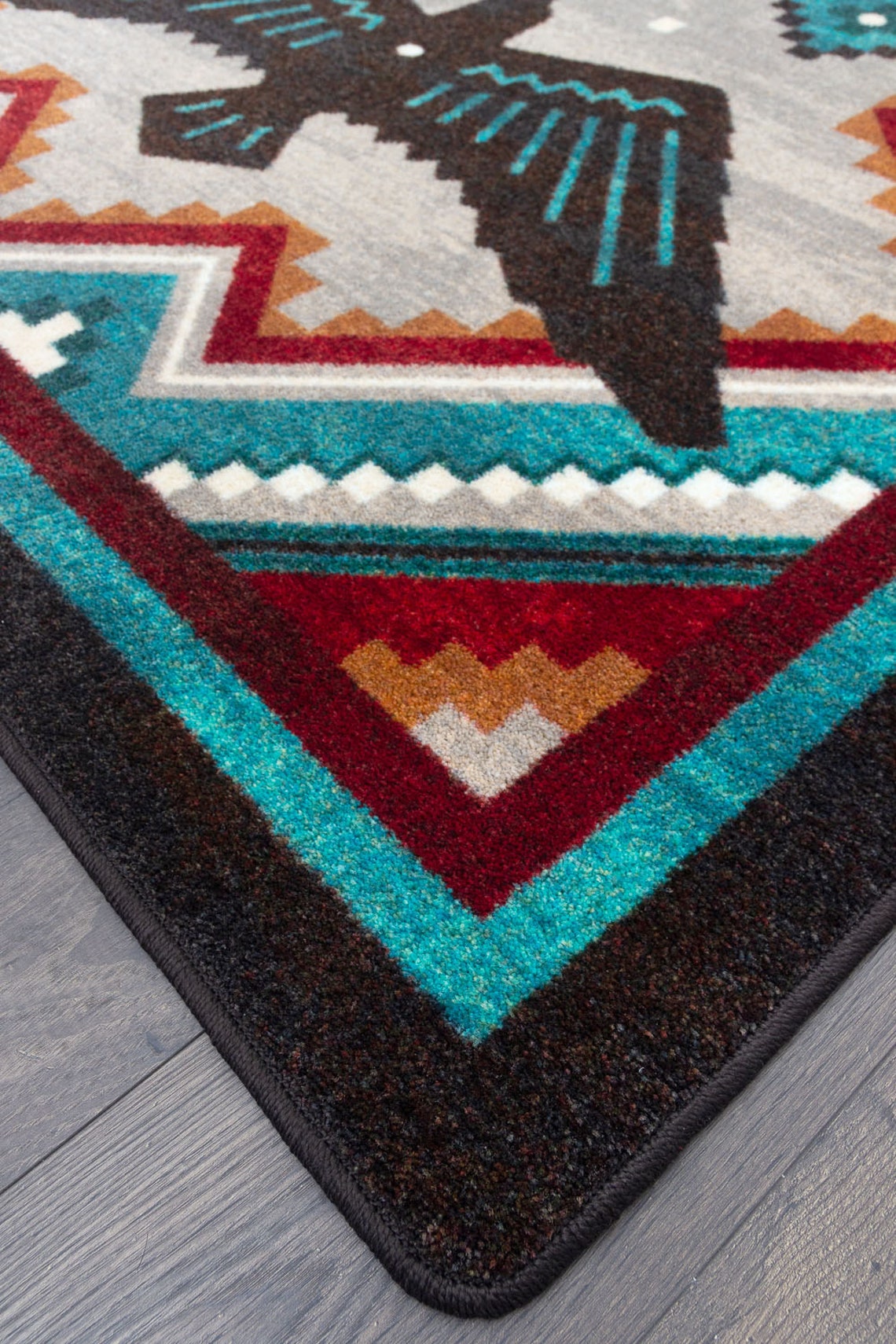 Native American Style Rug Native American Style Area Rug Etsy