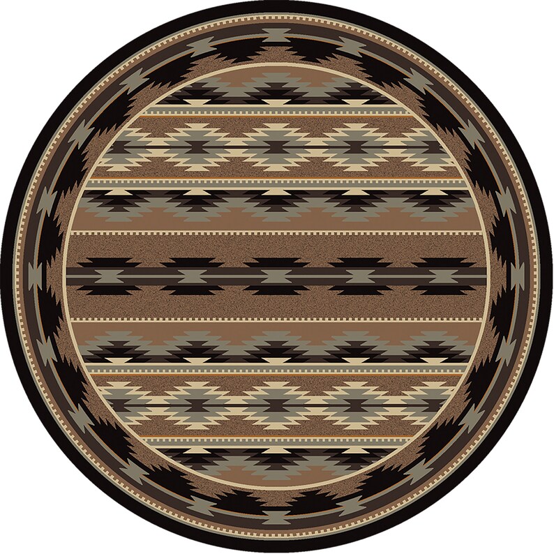 Brown Southwest Rug Southwest Rug Southwest Area Rug Etsy