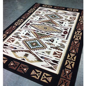 Aztec Rug, Aztec Area Rug, Native American Style Rug, Native American ...