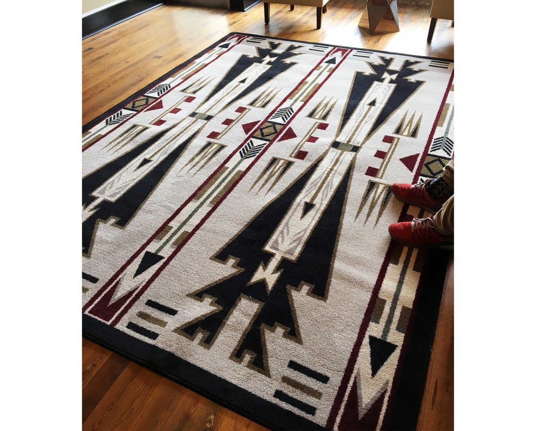 Light Southwestern Rug, Native American Style Rug, Southwestern Rug ...