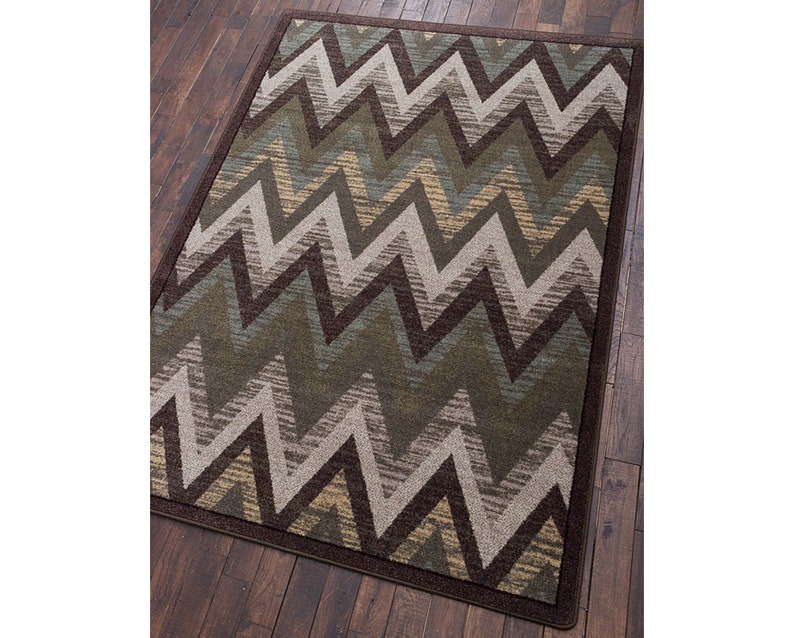 Green Southwest Rug Southwest Rug Southwest Area Rug Etsy