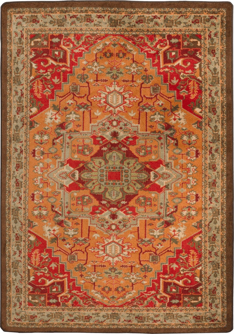 Red Persian Style Rug Persian Style Area Rug Persian Rug Etsy
