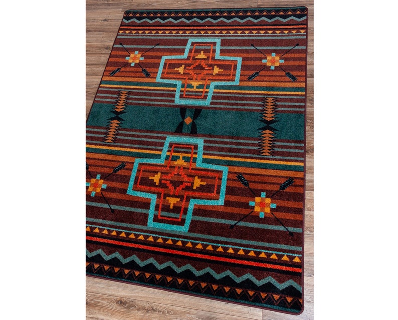 Bright Southwestern Rug, Southwestern Area Rug, Southwest Rug, shops Southwest Area Rug, Native American Style Rug, Native American Style Area Rug