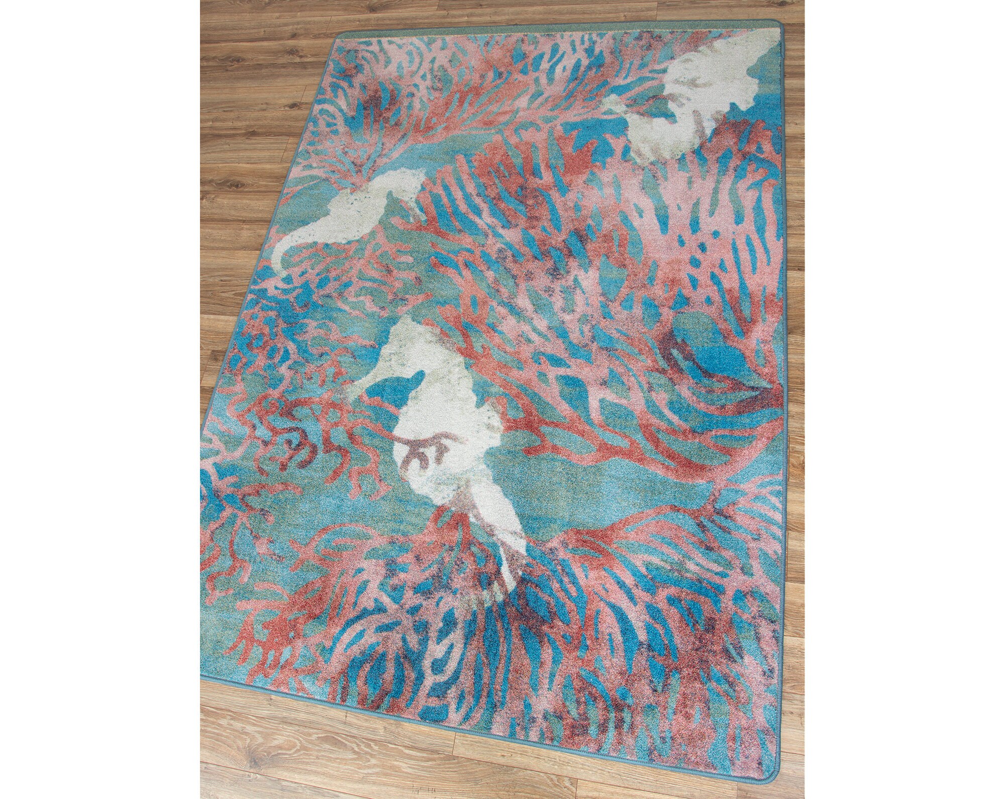 Seahorse Rug Sea Horse Rug Beach Rug Coastal Rug Ocean Etsy