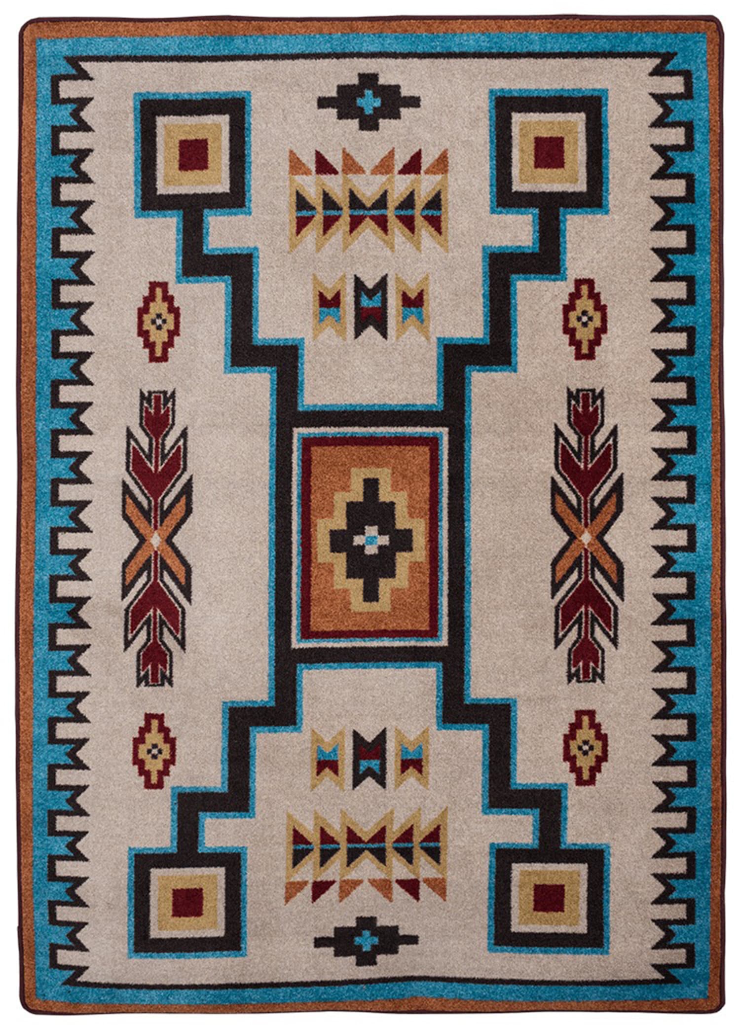 Native American Style Rug Native American Style Area Rug Etsy