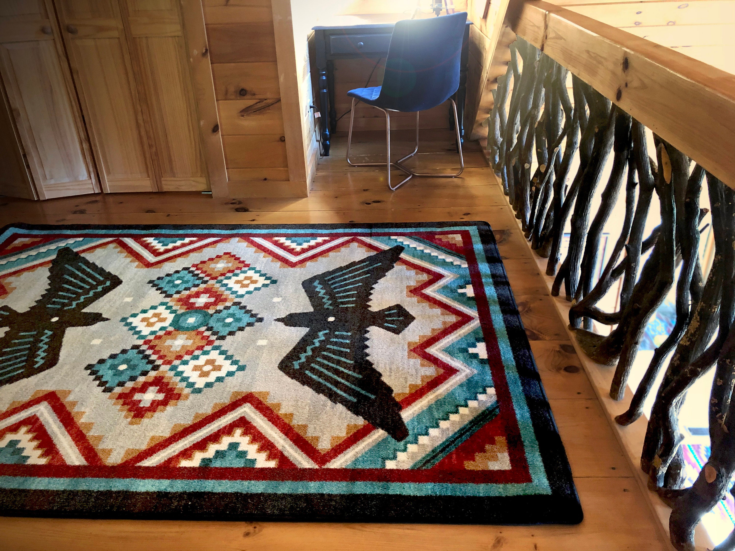 Native American Style Rug Native American Style Area Rug Etsy