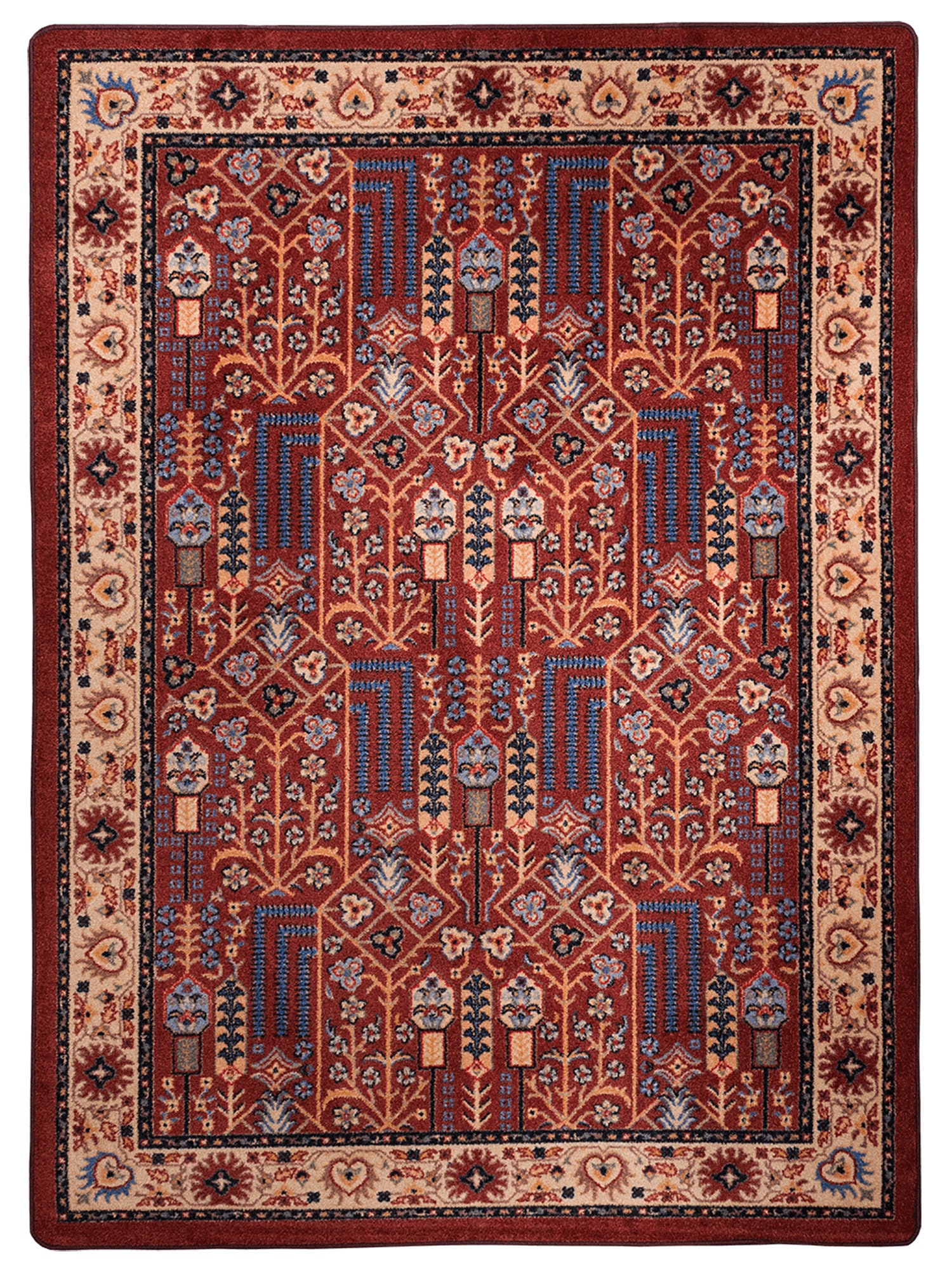 Red Persian Style Rug Persian Style Area Rug Persian Rug Etsy