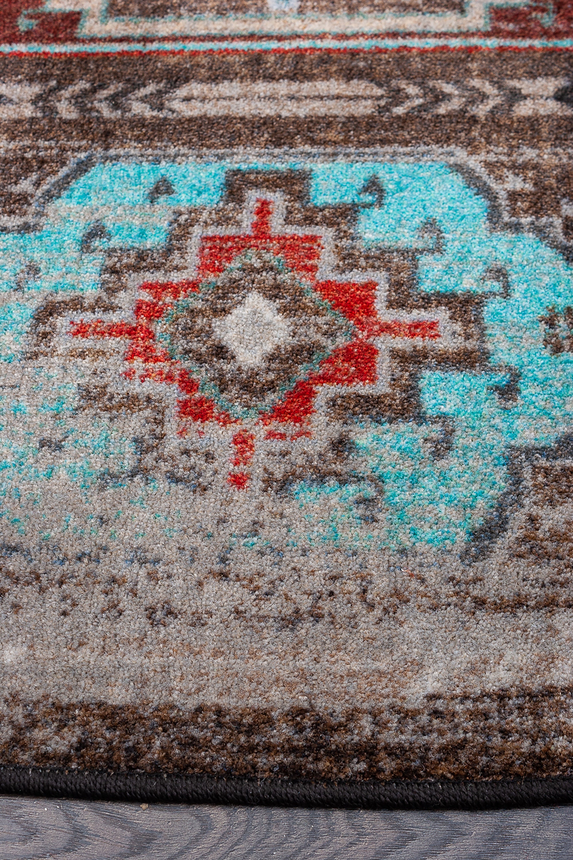 Turquoise Southwestern Rug Southwest Rug Native American Etsy