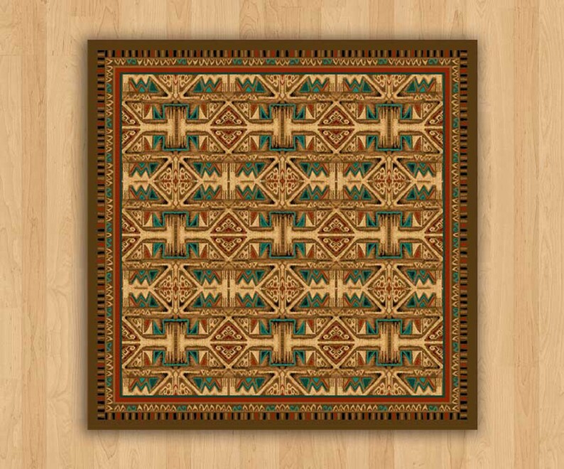 Rustic Rug Rustic Area Rug Rustic Decor Rustic Home - Etsy