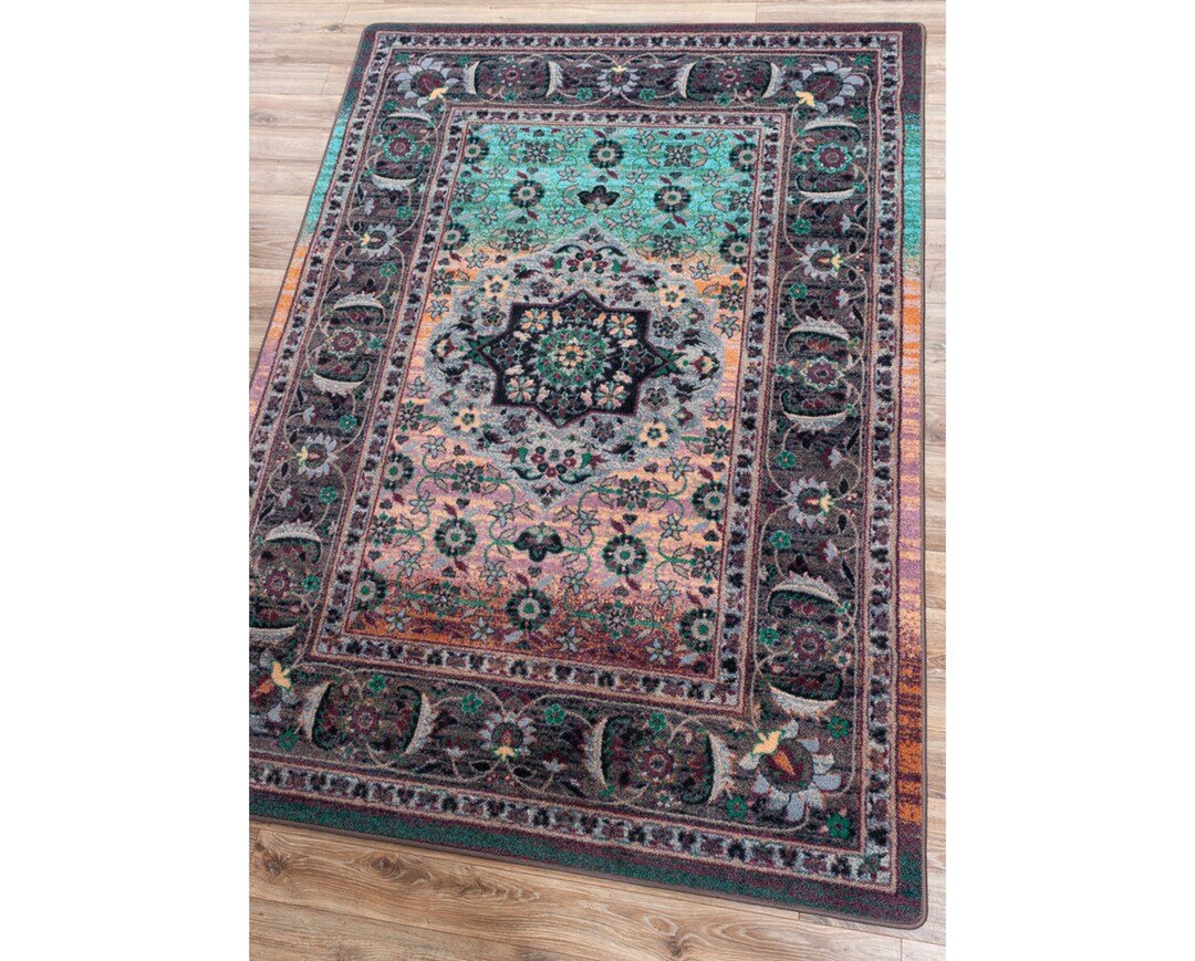 Bright Persian Style Rug Bright Persian Rug Bright Modern - Etsy.de