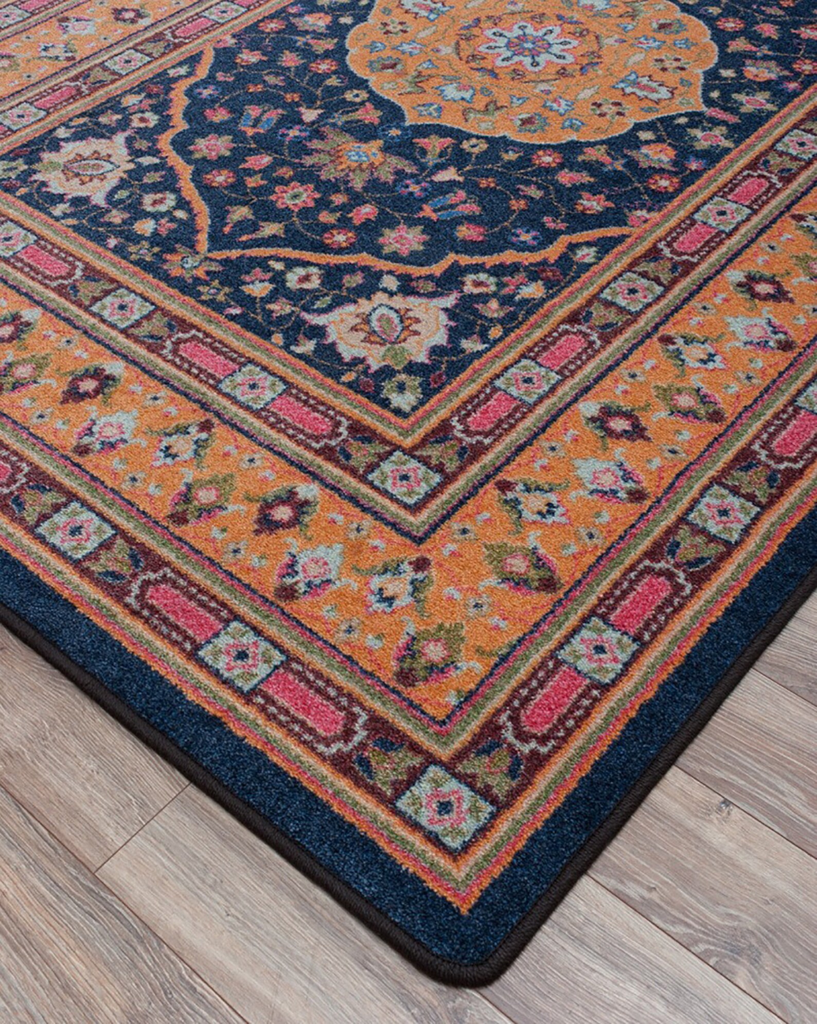 Orange Persian Style Rug Persian Style Area Rug Persian Etsy