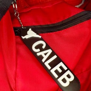 Custom Martial Arts Keychain - Karate, Taekwondo, Personalized with Name