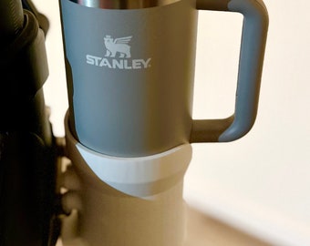 Cycling Bike Cup Holder Upgrade - Securely Holds Larger Bottles and Stanley Cups
