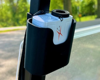 Golf Cart Range Finder Holder: PLA Plastic, Adjustable Fit