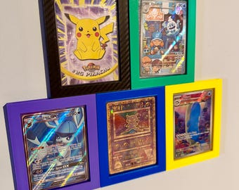 Wall Mount Display for Top Loader Cards – Trading Card Frame Holder | Drop-In Design