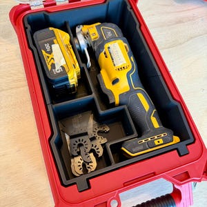 Packout Tool Insert for Oscillating Multi-Tool – Fits Model 48-22-8435 | Holds Tool, Battery & Blades