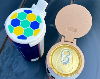 Versatile Can Topper for 12oz regular and Skinny Cans - Hexagon and Triangle Patterns Available
