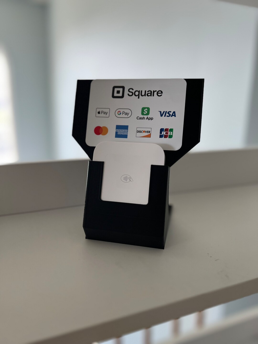 Square Reader Stand and Payment Display Etsy
