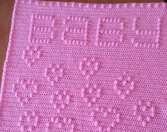 Crochet baby blanket pattern