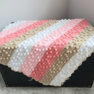 Crochet baby blanket pattern, pdf image 2