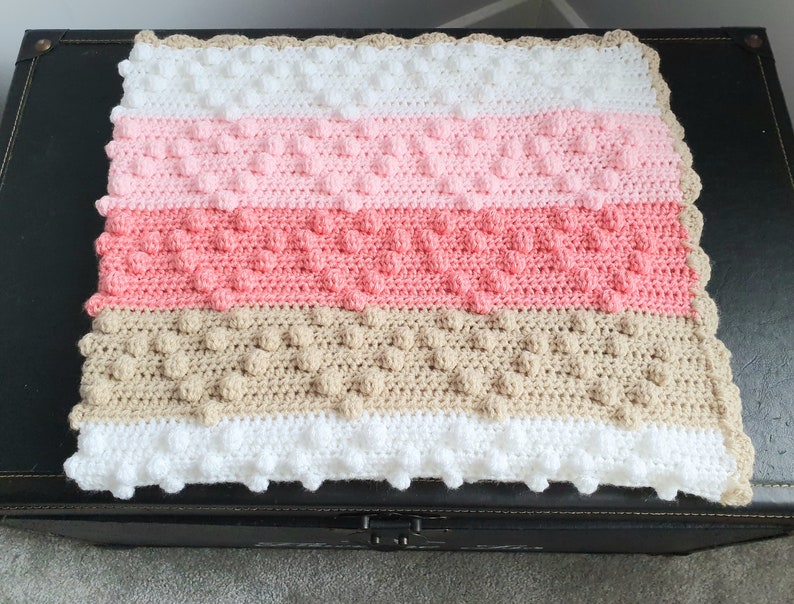 Crochet baby blanket pattern, pdf image 3