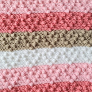 Crochet baby blanket pattern, pdf image 1