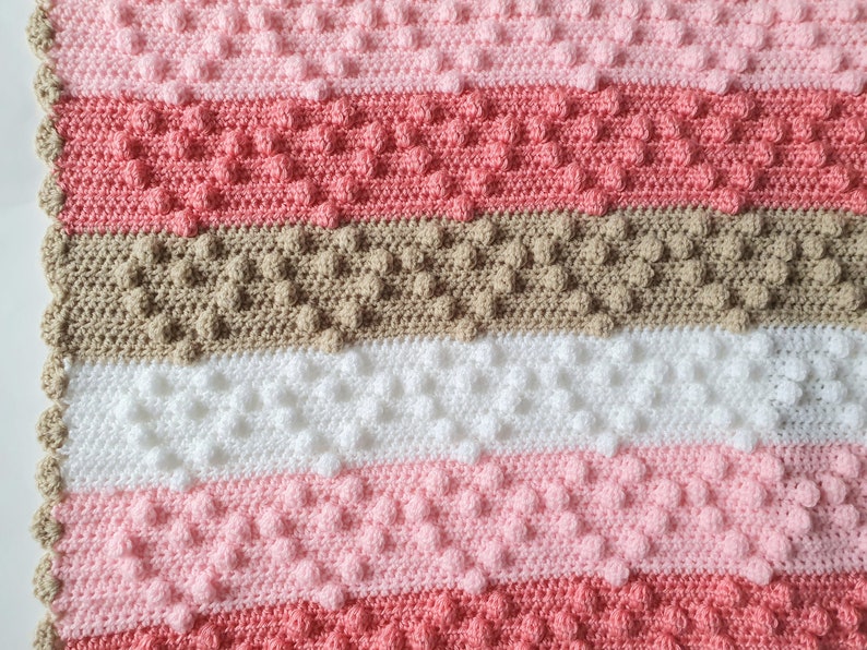 Crochet baby blanket pattern, pdf image 1