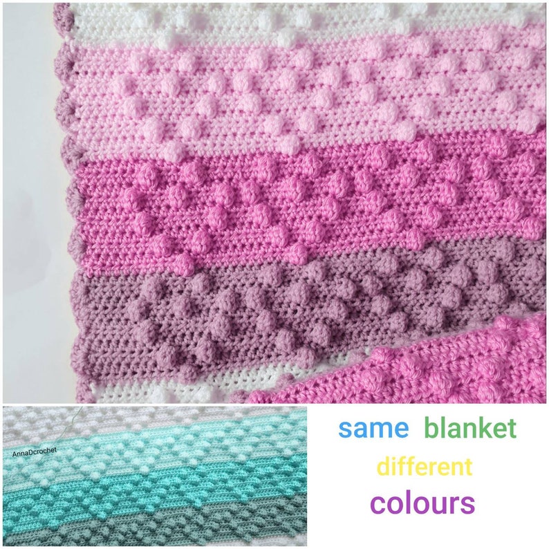 Crochet baby blanket pattern, pdf image 6