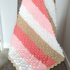 Crochet baby blanket pattern, pdf image 4