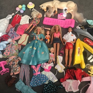 47 Itmes Fashion Cheap Barbies Doll Clothes Doll Accessories Lot