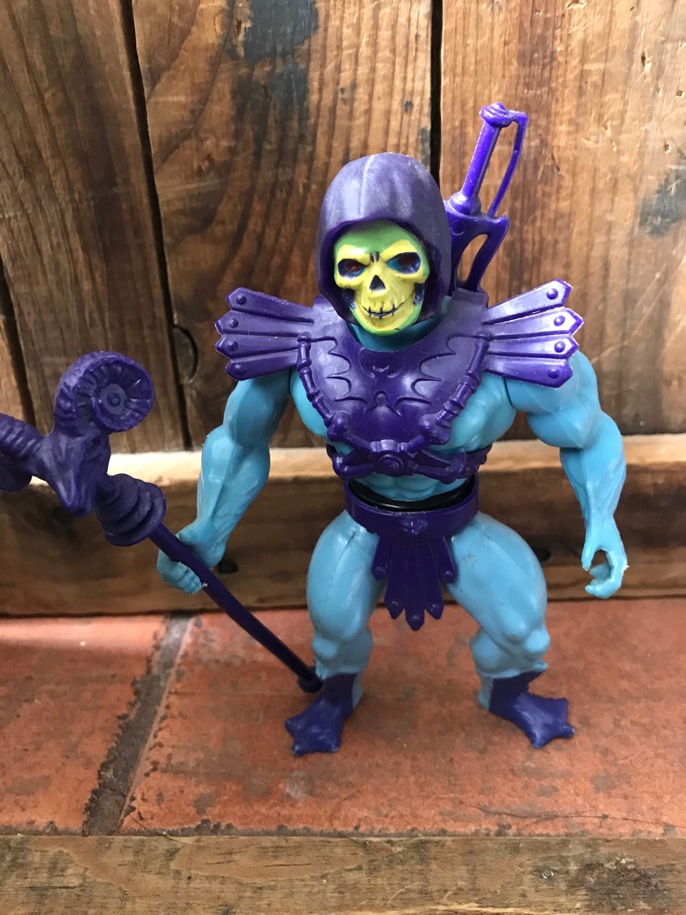 MOTU Vintage 1981 SKELETOR Half Boot He-Man Action Figure