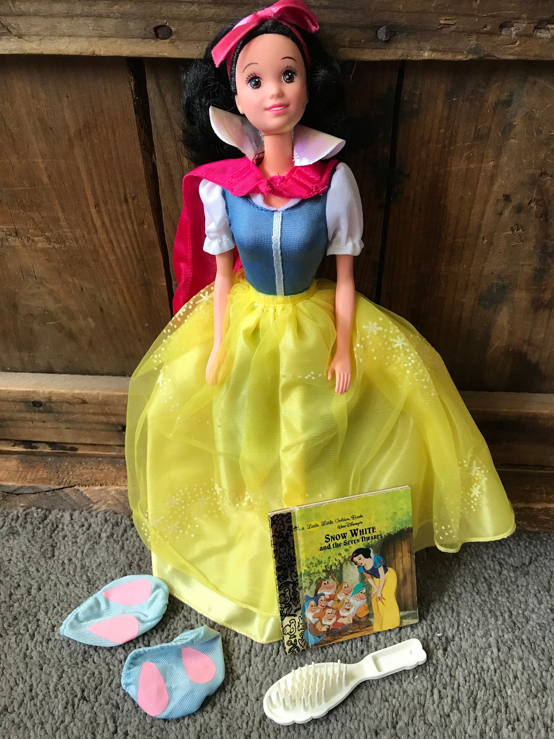 Vintage Disney Snow White Barbie Doll Little Golden Book | Etsy