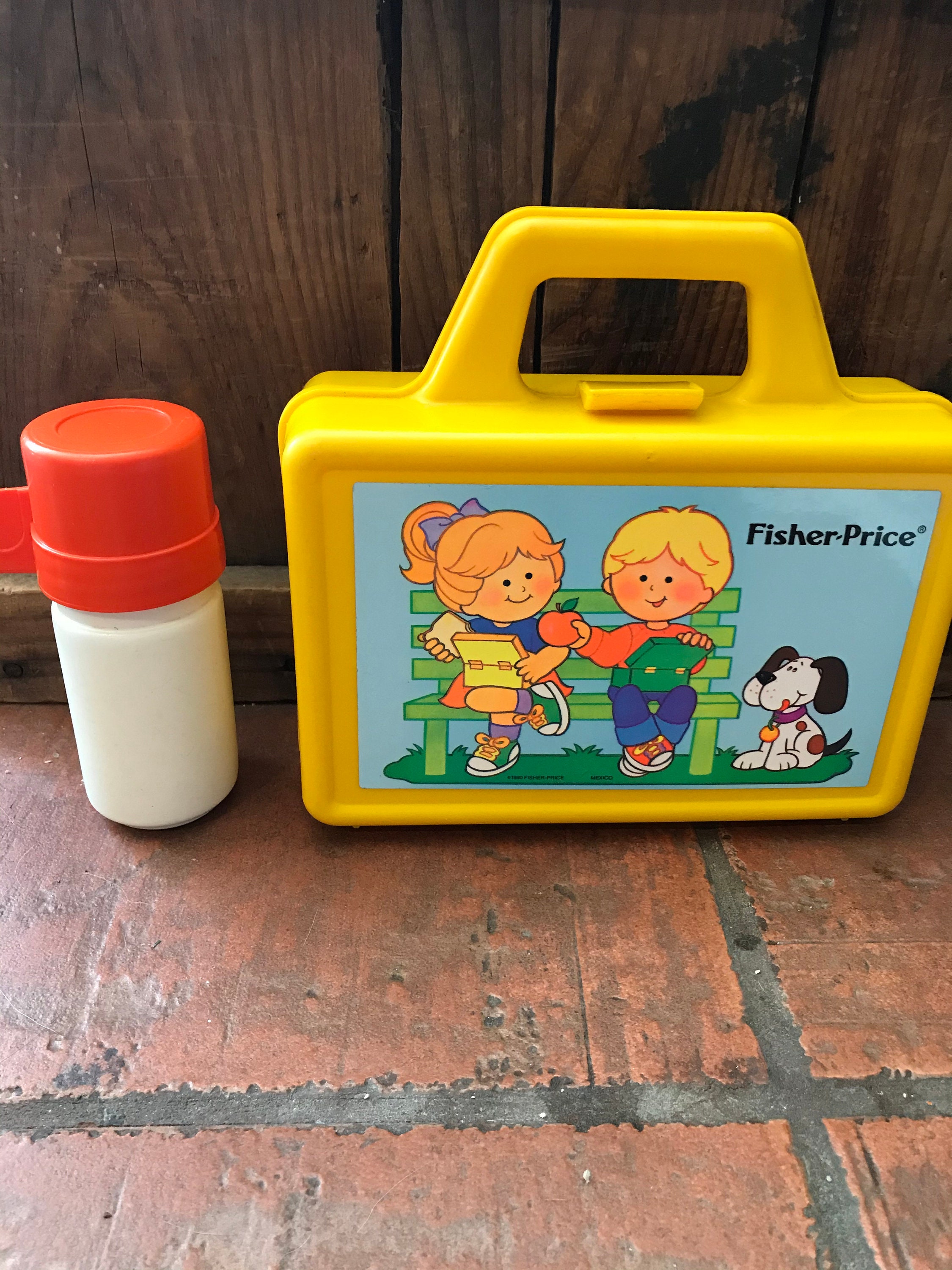 Details about   Fisher Price Fun with Food Picnic Cooler Thermos Pitcher Orange Yellow 1985 