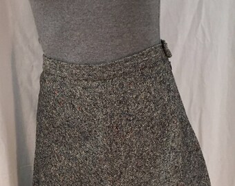 gray a line skirt