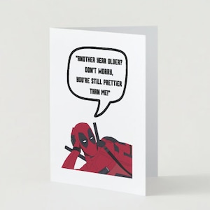 Deadpool Geburtstagskarte #1